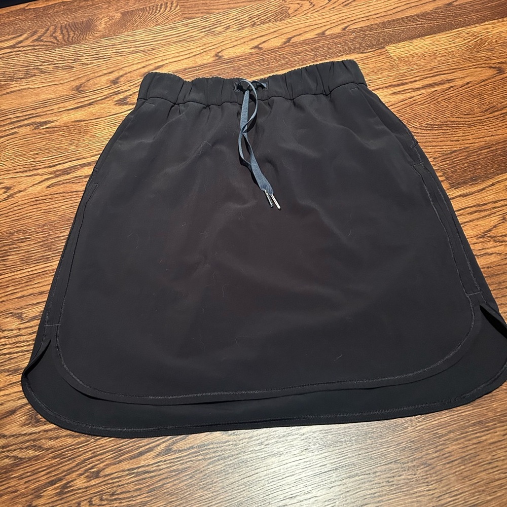 Lululemon Black Drawstring Skirt
